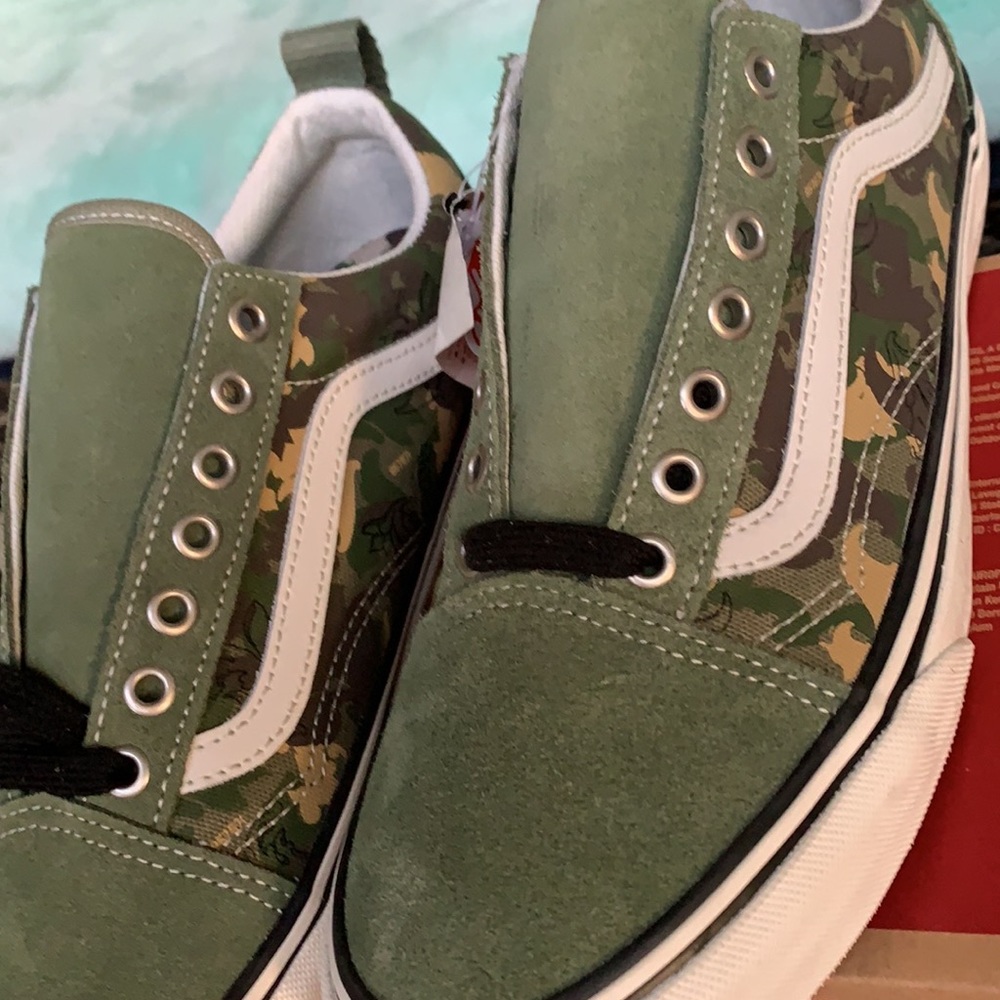 VANS OLD SKOOL UC BJ BELTS OIL Gm/Olivine WMNS sneakers - Picture 15 of 16